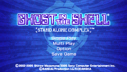 Ghost in the Shell: Stand Alone Complex screenshot 3 for PSP